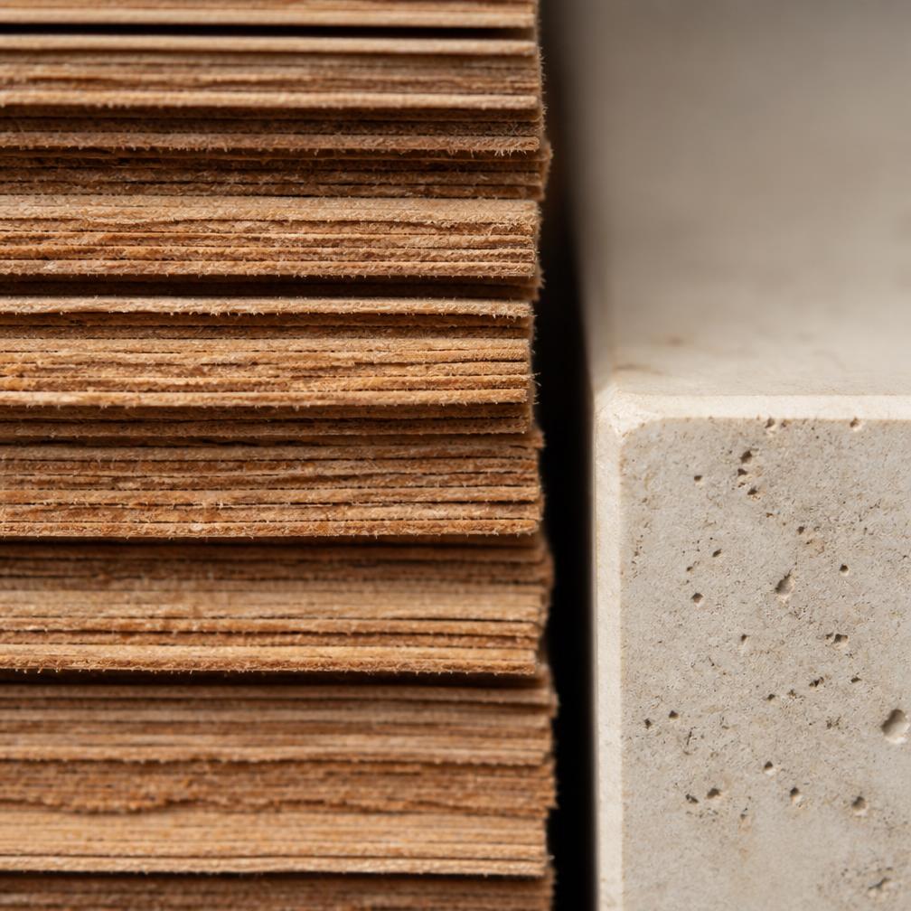 Estudo de materiais: madeira, pedra e metal